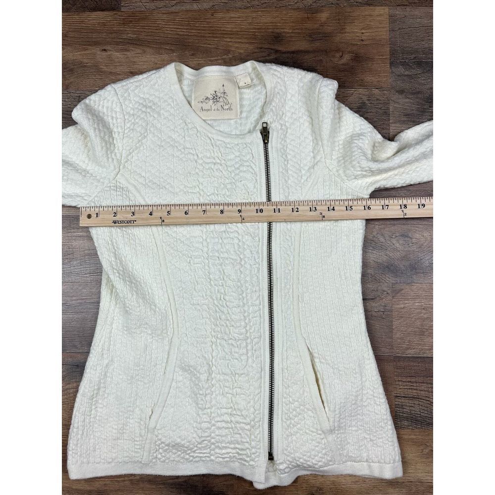 Angel Of The North (Anthropology) Cream Jacket Size Small - Picture 8 of 9